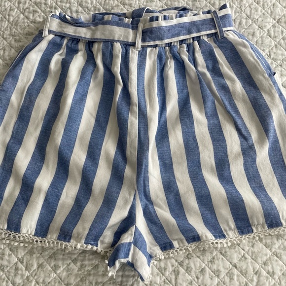 Girls Rare Editions Blue and White Shorts Set, Size 14 - Picture 8 of 12